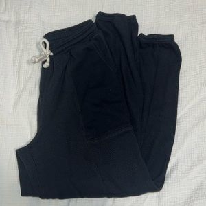 Aerie textured black sweatpants